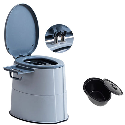 Standard White Toilet Bowl with Seat