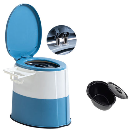 Standard White Toilet Bowl with Seat