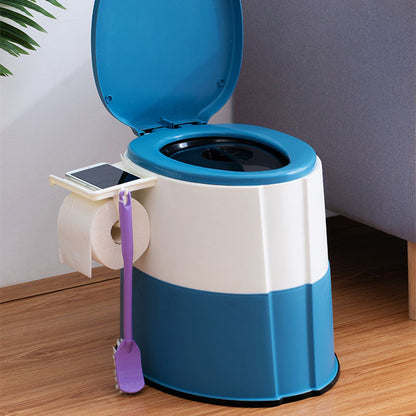 Modern Plastic Floor Mount Toilet Bowl with Seat