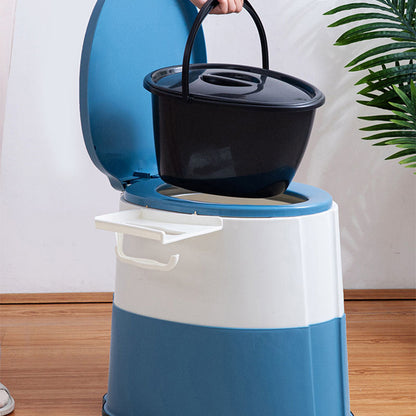 Modern Plastic Floor Mount Toilet Bowl with Seat