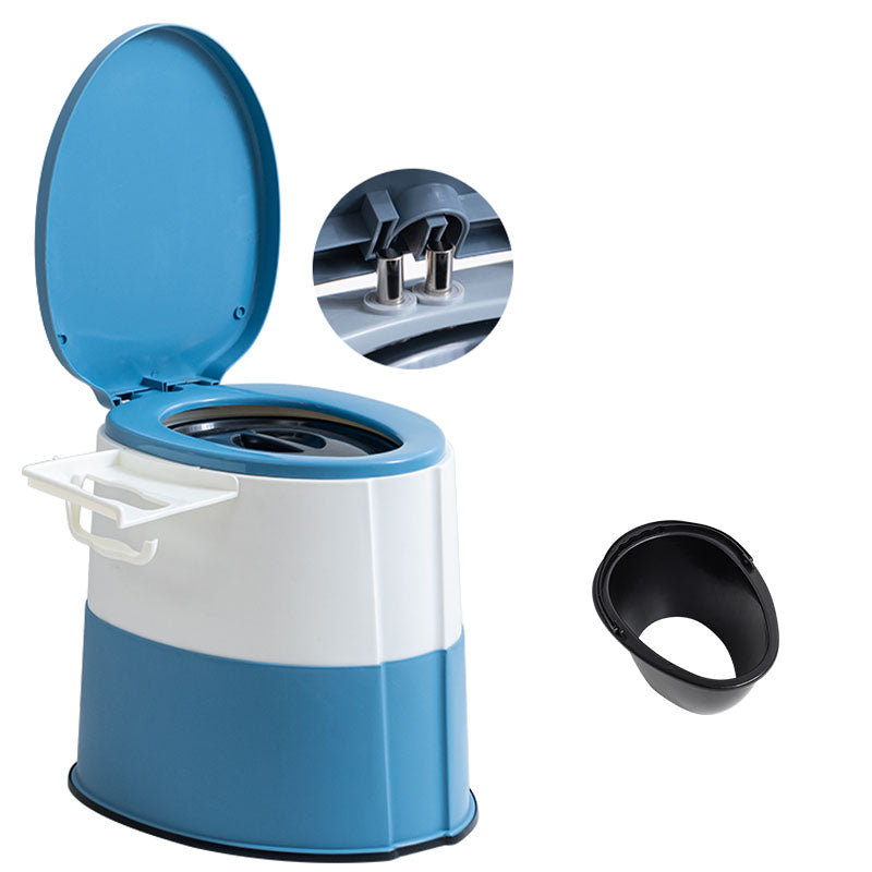 Standard White Toilet Bowl with Seat