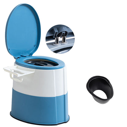 Standard White Toilet Bowl with Seat