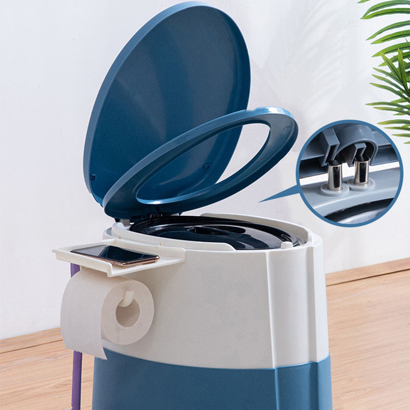 Modern Plastic Floor Mount Toilet Bowl with Seat