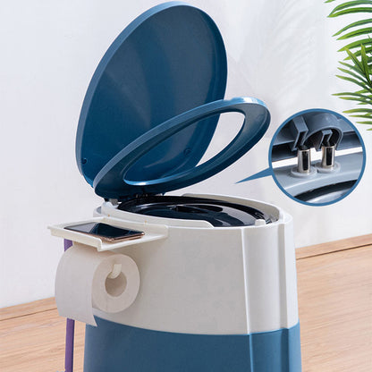 Modern Plastic Floor Mount Toilet Bowl with Seat