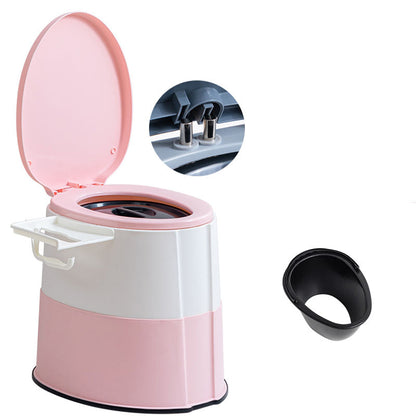 Standard White Toilet Bowl with Seat