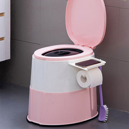 Modern Plastic Floor Mount Toilet Bowl with Seat