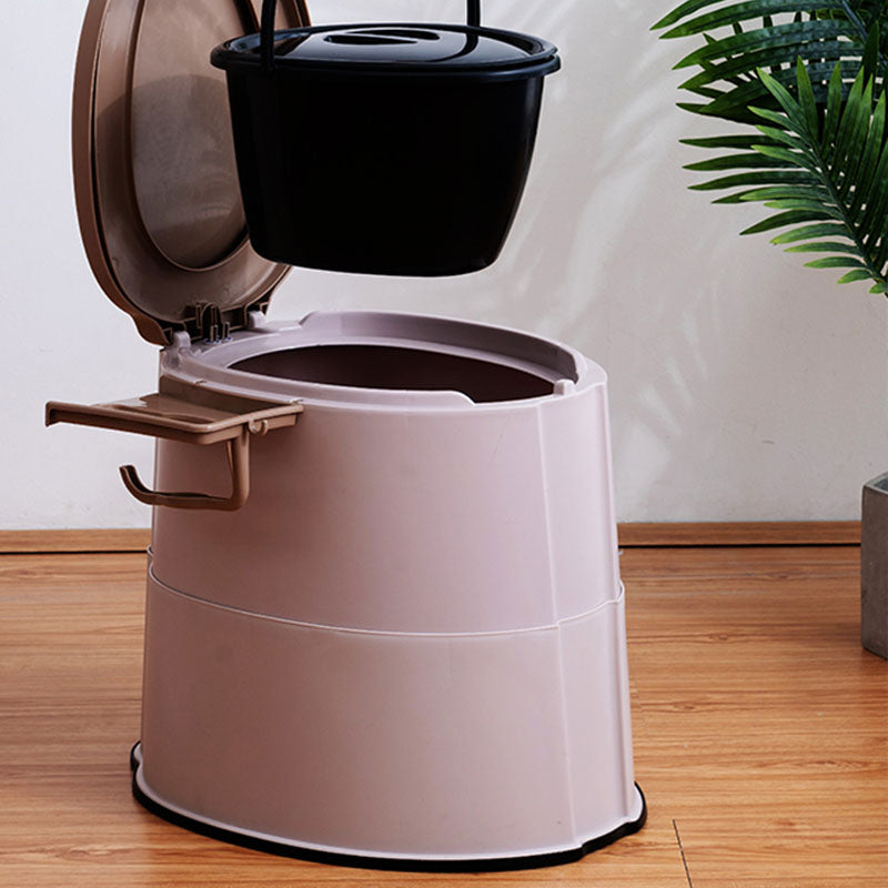 Modern Plastic Floor Mount Toilet Bowl with Seat