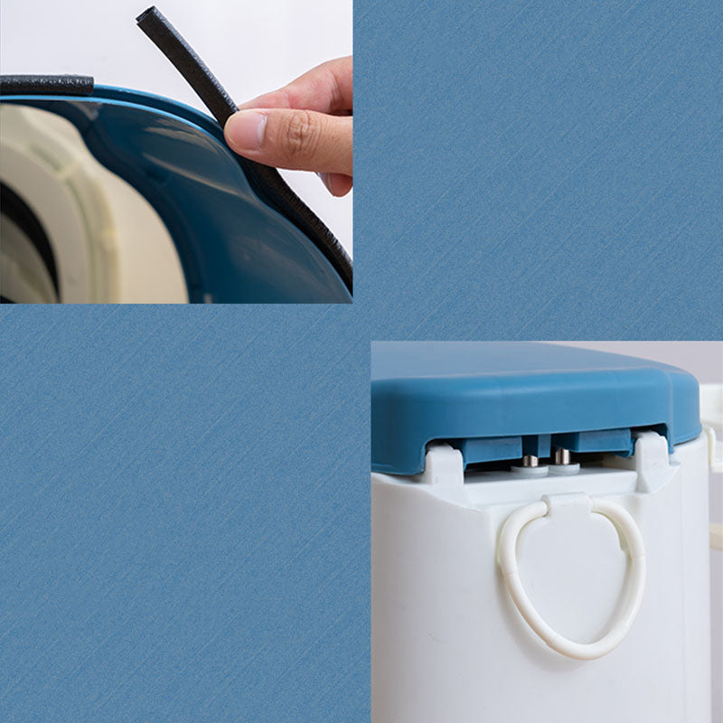 Modern Plastic Floor Mount Toilet Bowl with Seat
