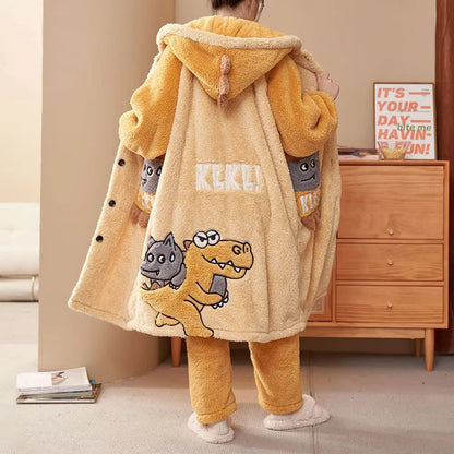 Cozy Dinosaur Sleepwear Pajamas