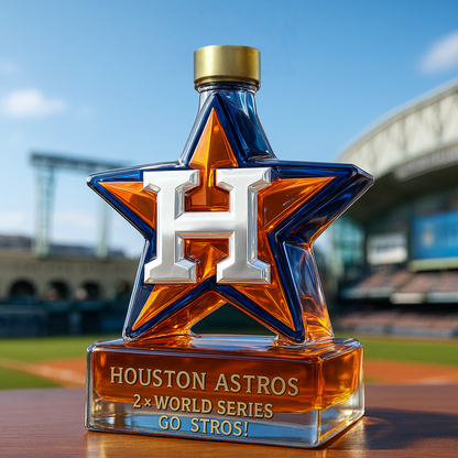 Authentic Astros Team Liquor Decanter