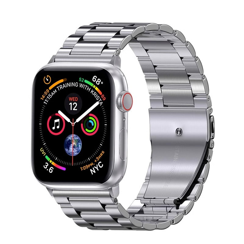 Silver Tone Durable Men's Wristband