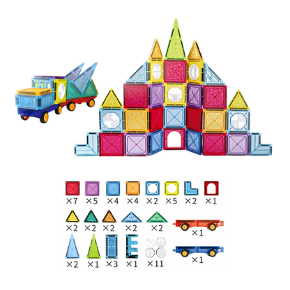 Colorful Kids Construction Block Set