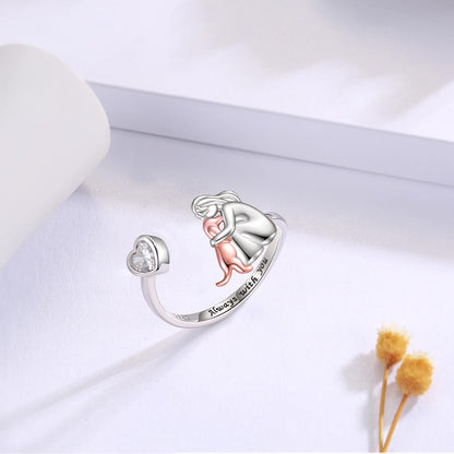 Customizable Pet Necklace with Glittering Cubic Zirconia
