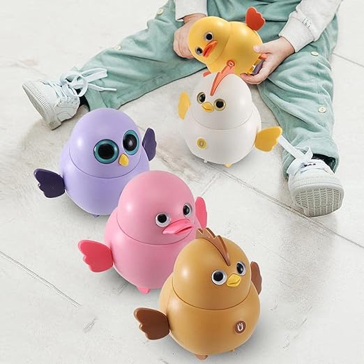 Cute Playful Bouncy Chicken Figure