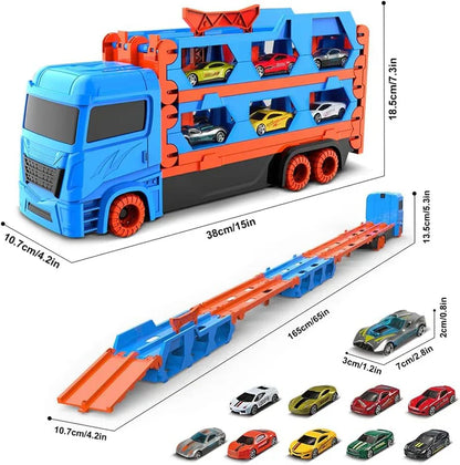 Compact Travel Car Ramp Playset
