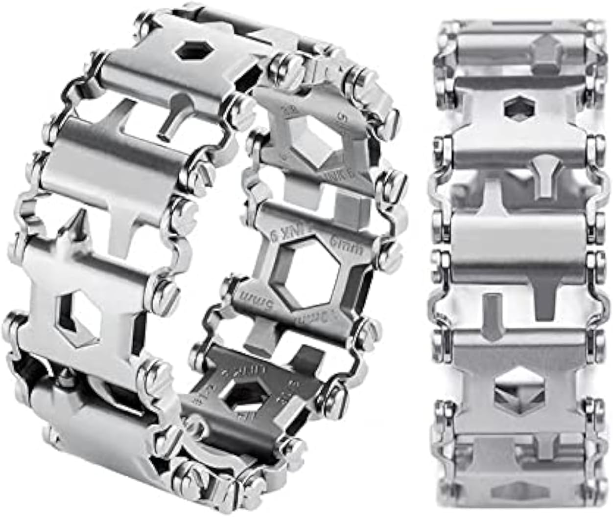 Tactical 29-in-1 Steel Survival Wristband - Luxicro