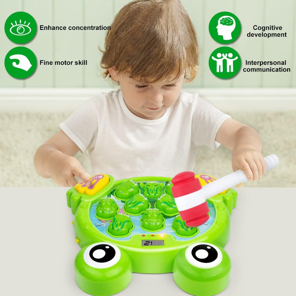 Colorful Learning Frog Figure for Children