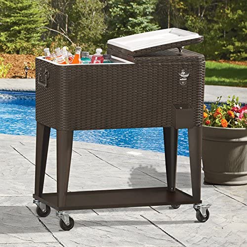 Big Wheel Outdoor Party Cooler Ice Chest Box - Luxicro