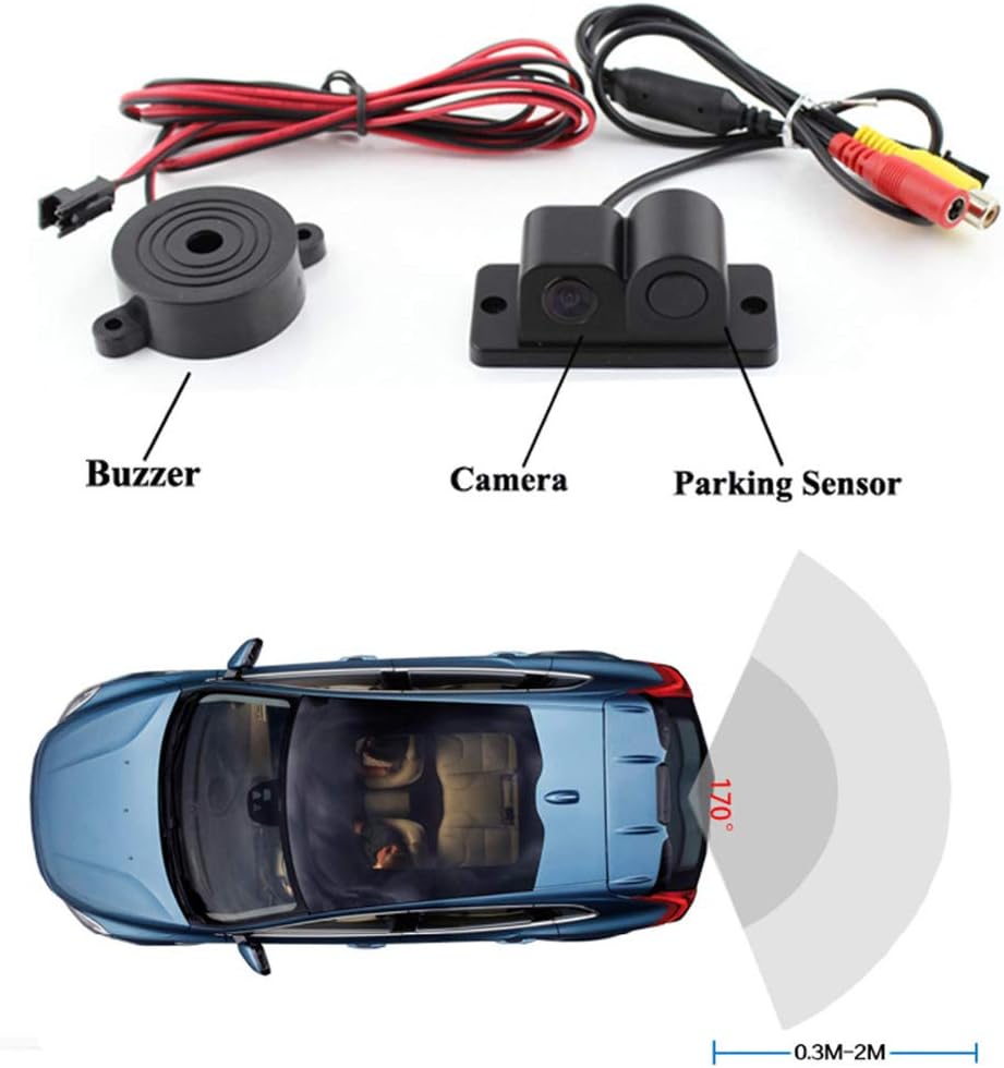Wireless Rear View Camera with Parking Assist System