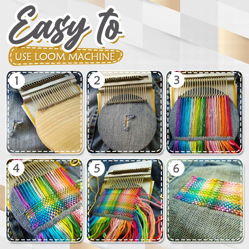 Compact Portable Weaving Loom Machine