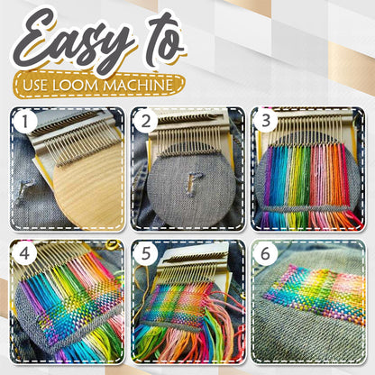 Compact Portable Weaving Loom Machine