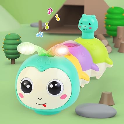 Fun Colorful Crawling Caterpillar Toy - Luxicro
