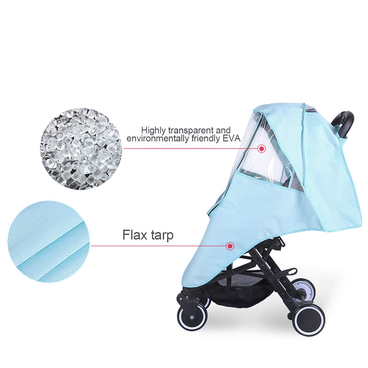 Waterproof Baby Stroller Rain Cover