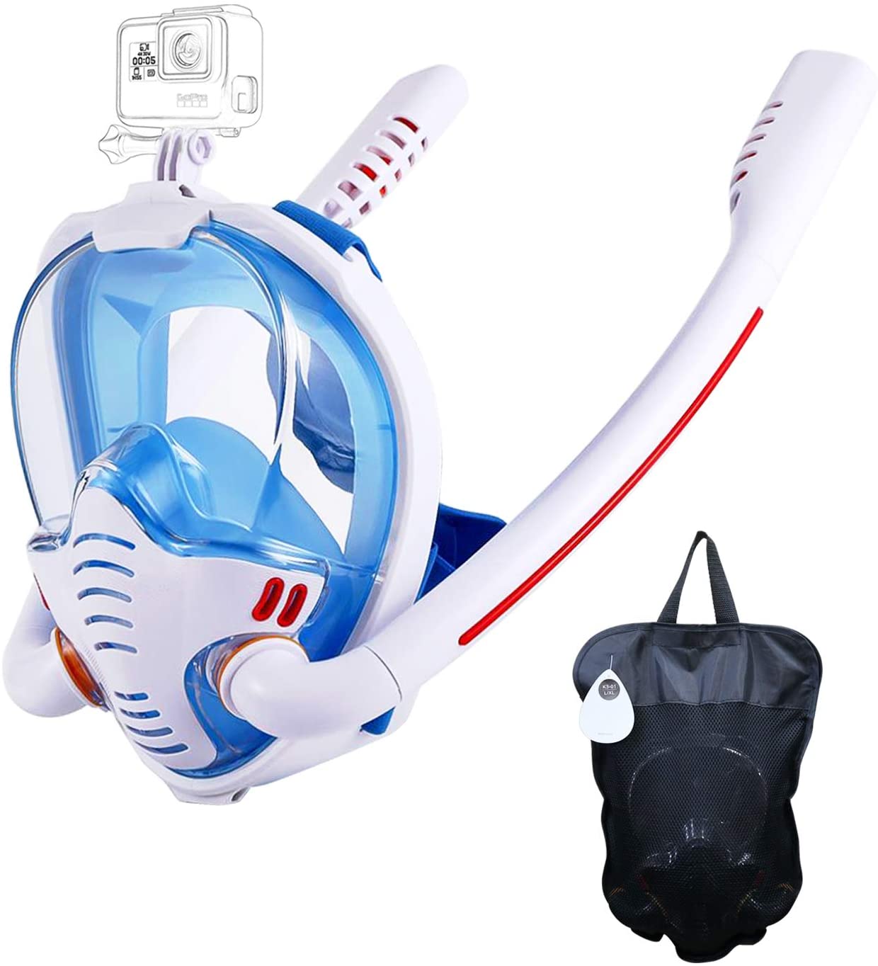 Crystal Clear Anti Fog Snorkeling Mask