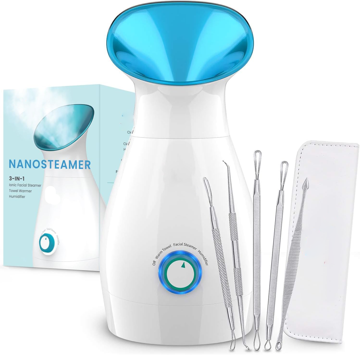 Portable Mini Face Steam Cleaner - Luxicro