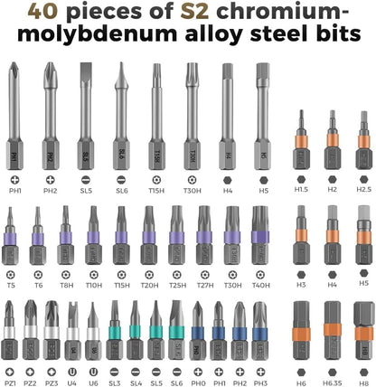 Complete 42-Piece Magnetic Tool Set