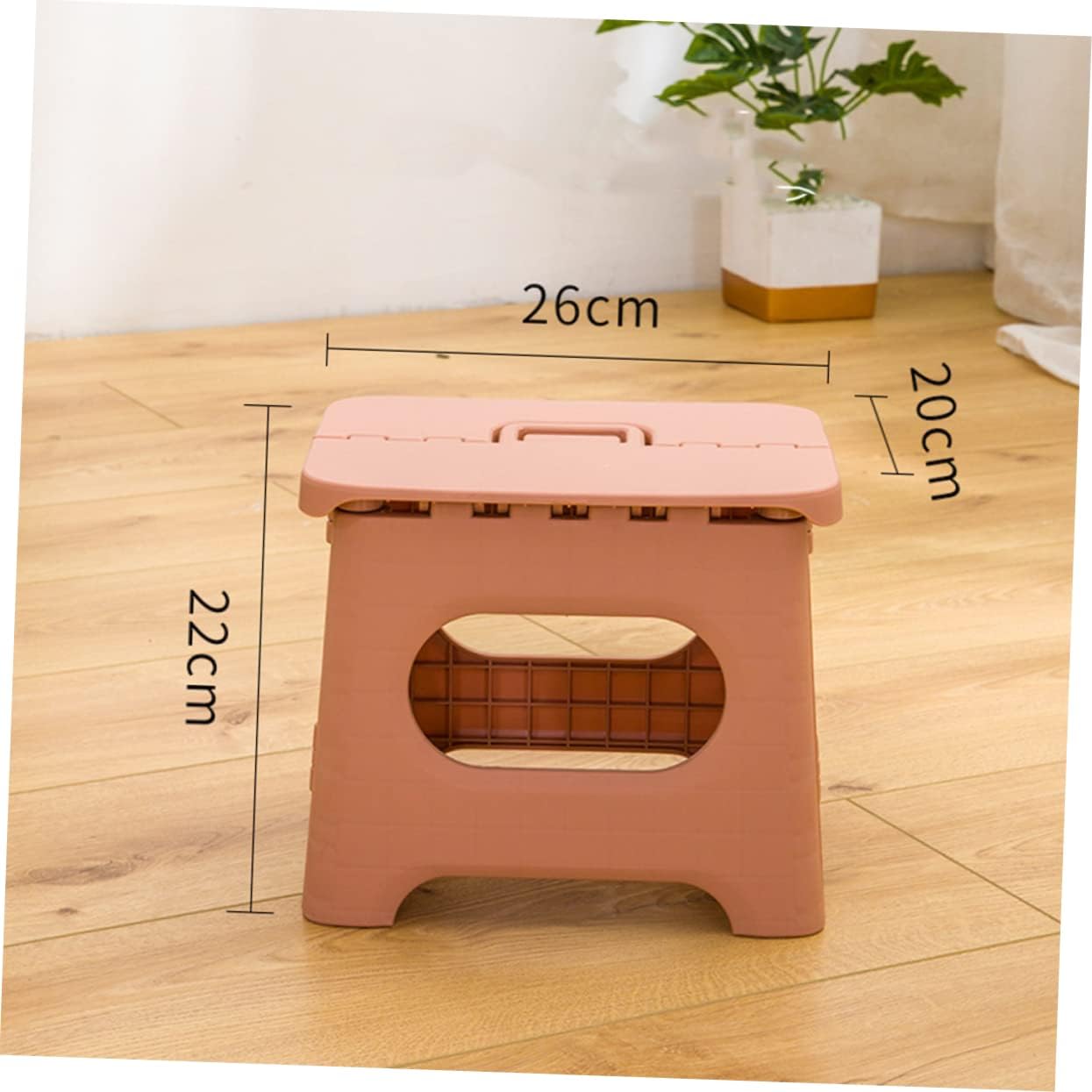 Compact Folding Step Stool with Grip Handle