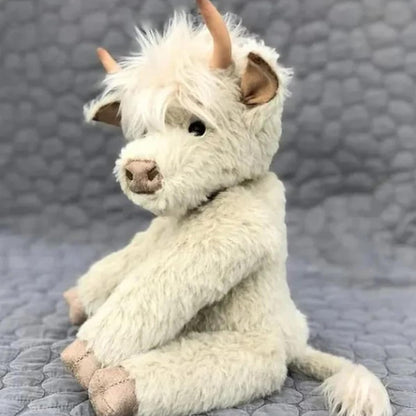 Cute Plush Farm Animal Cow Toy