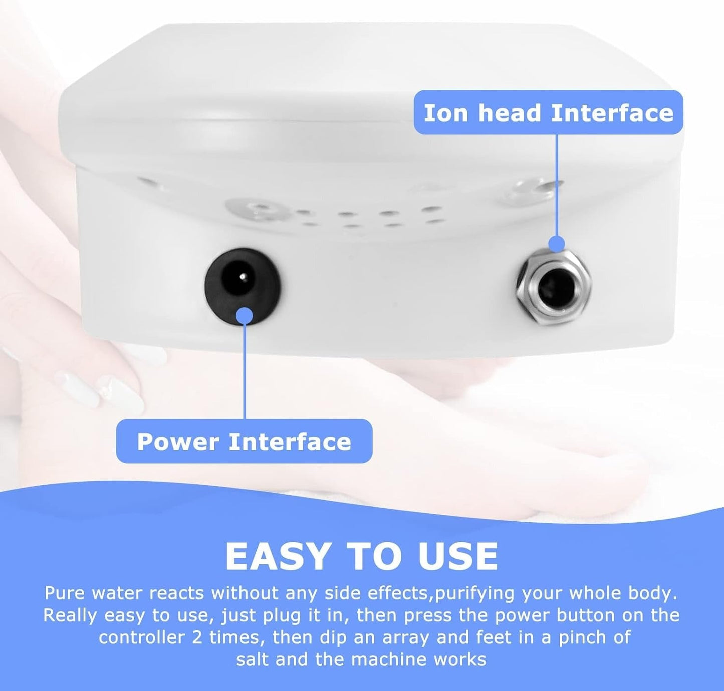 Advanced Ionic Foot Bath for Home Detox Therapy