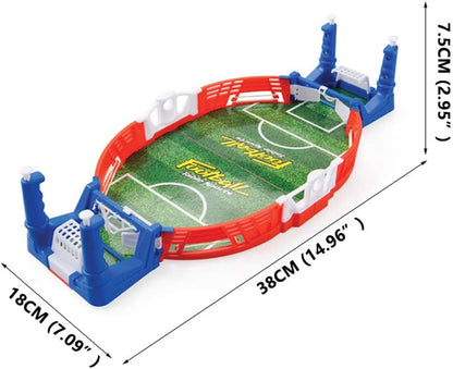 Compact Table Football Game for Home Fun