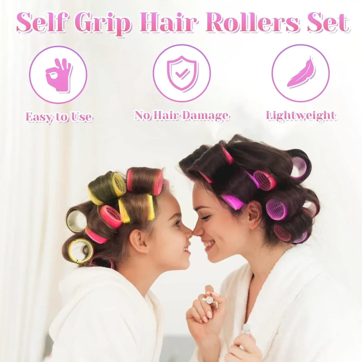 Simple Heatless Curler Set for Loose Waves
