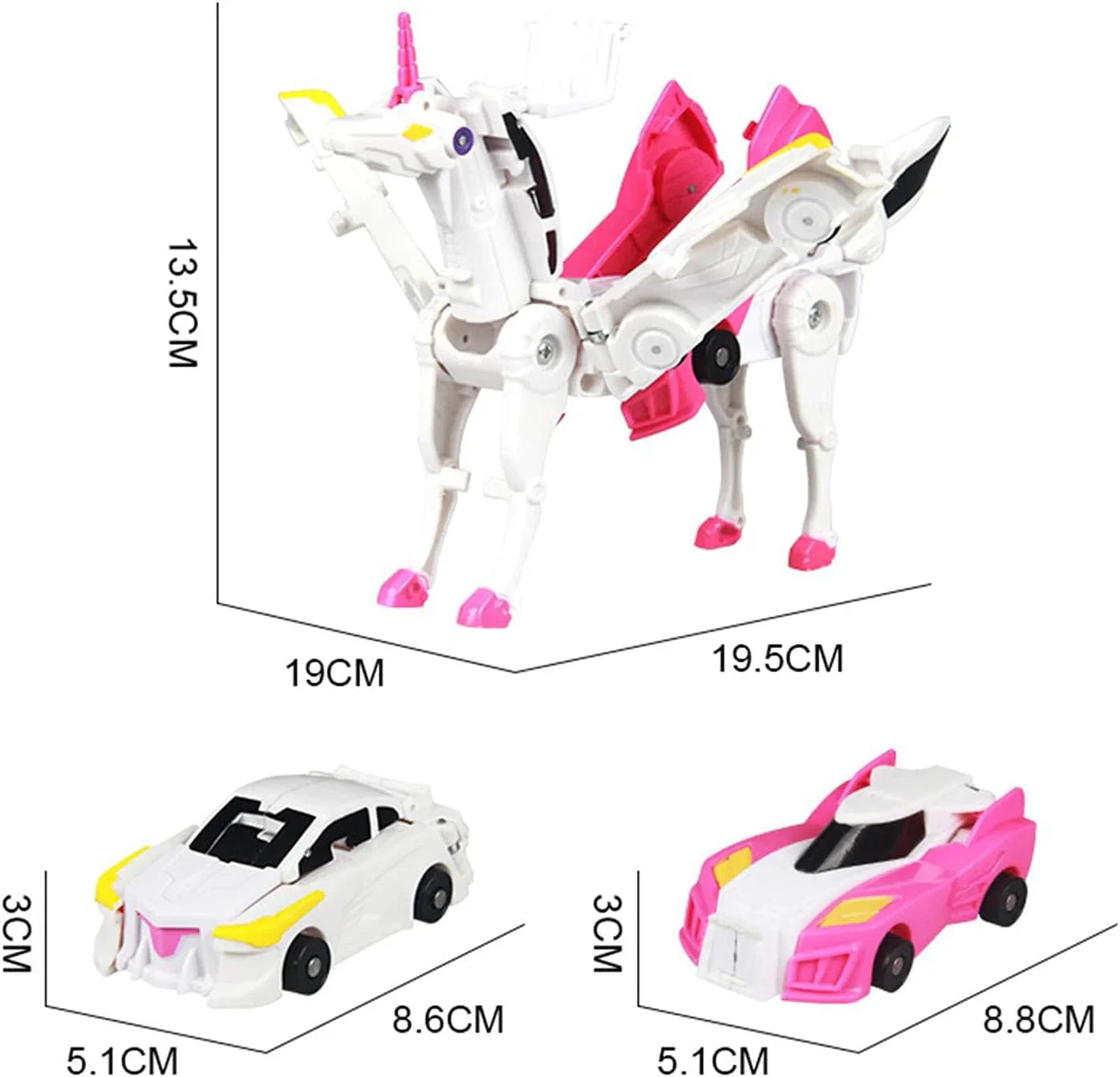 Colorful Unicorn Shape Shifter Toy