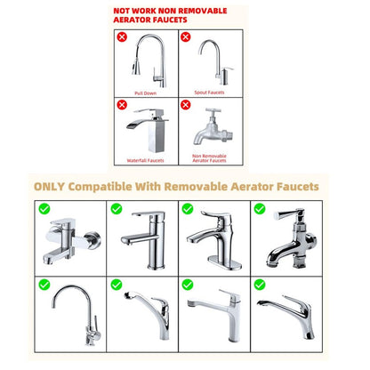 Adjustable Water Saving Faucet Spray Nozzle