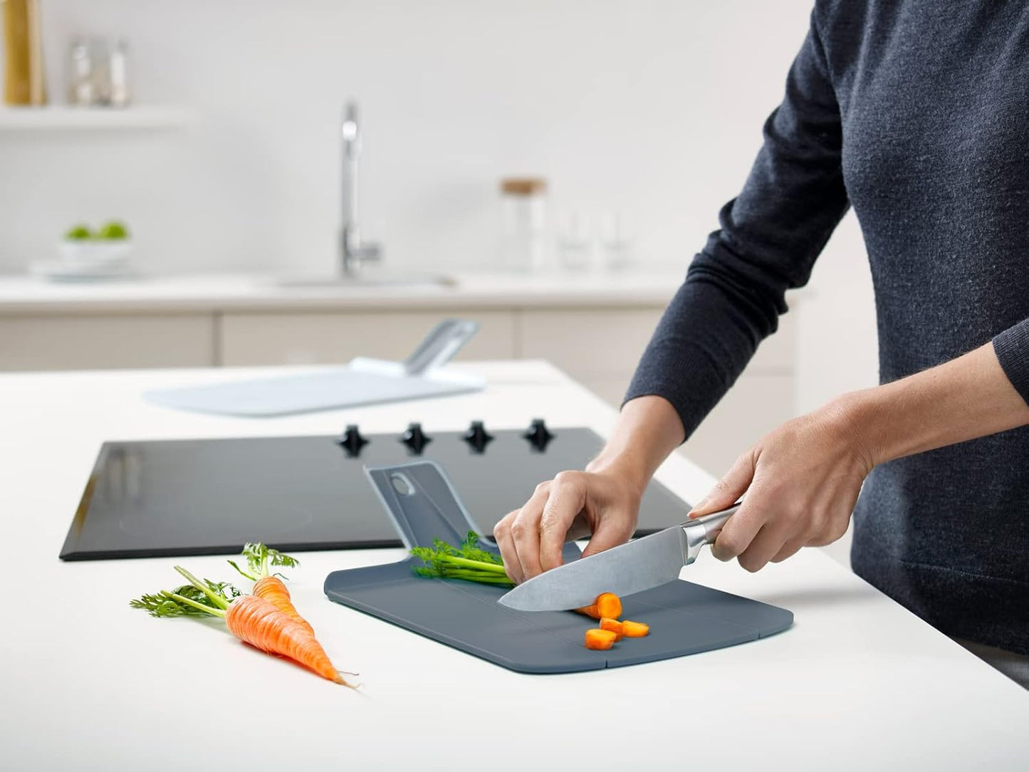 Compact Folding Chopping Board with Non Stick Surface