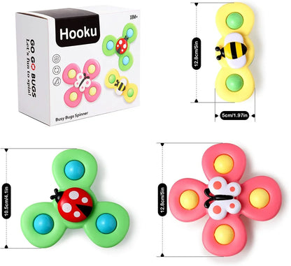 Colorful Spinning Bath Time Toy For Kids