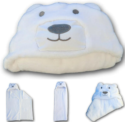 Soft Baby Hooded Bath Wrap – Cozy & Quick Dry