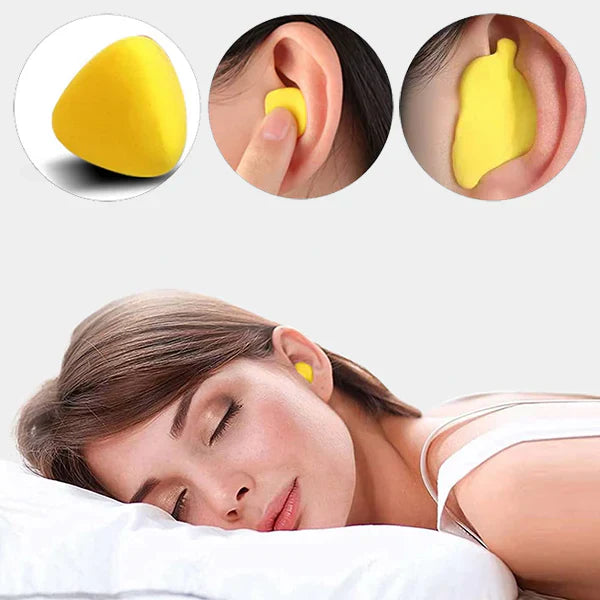 Quiet Foam Earplugs Comfortable Sleep - Luxicro