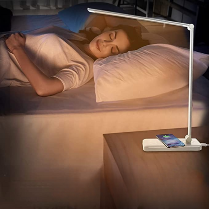 Bright LED Office Lamp with USB Charger