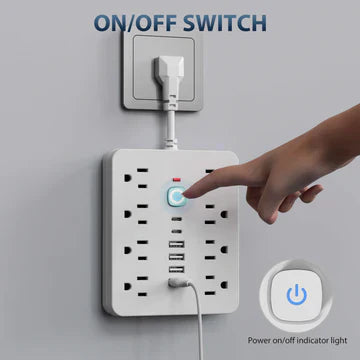 Multi Outlet Surge Protector Power Strip