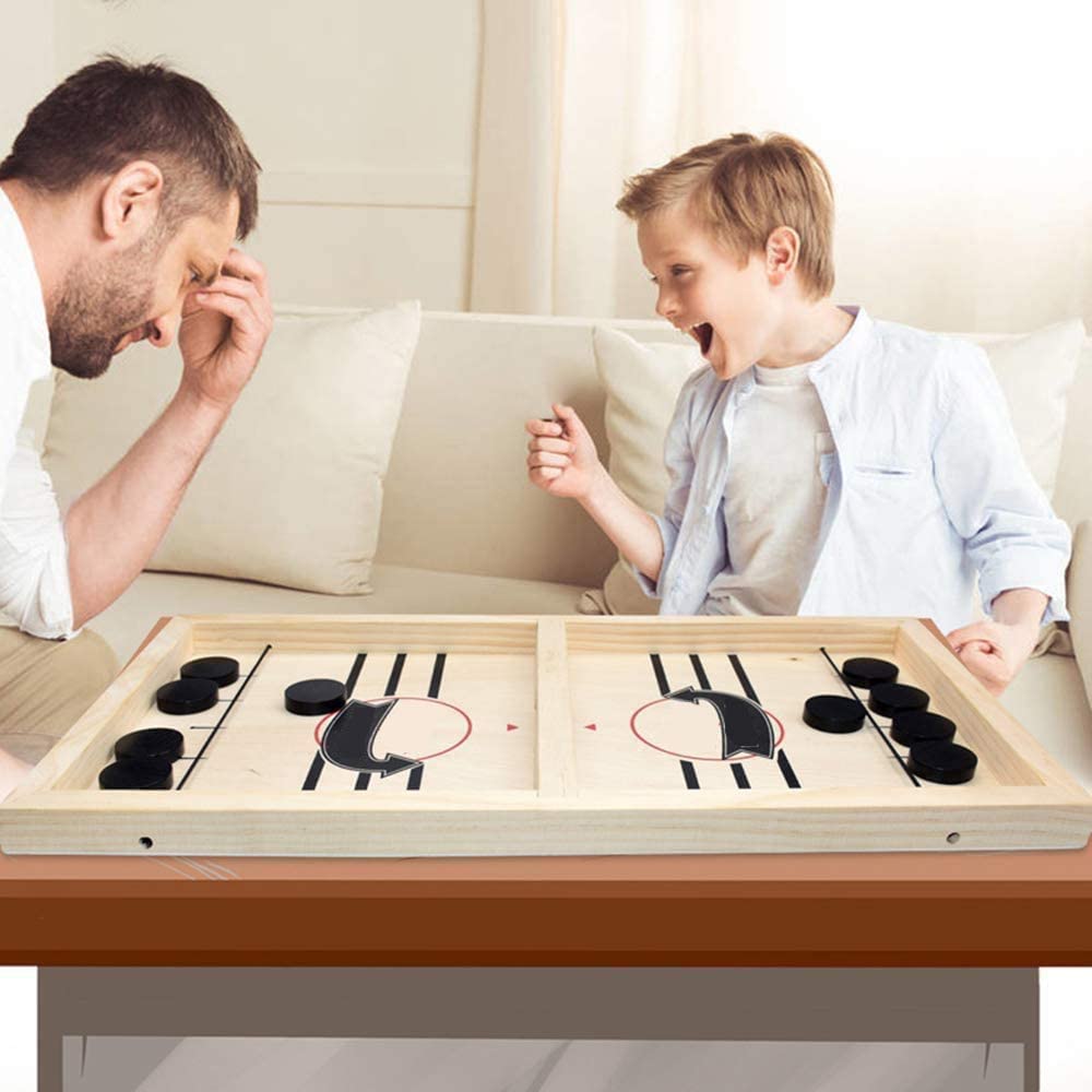Exciting Table Top Air Hockey Set