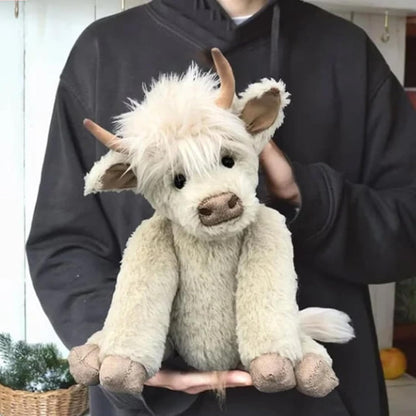 Cute Plush Farm Animal Cow Toy