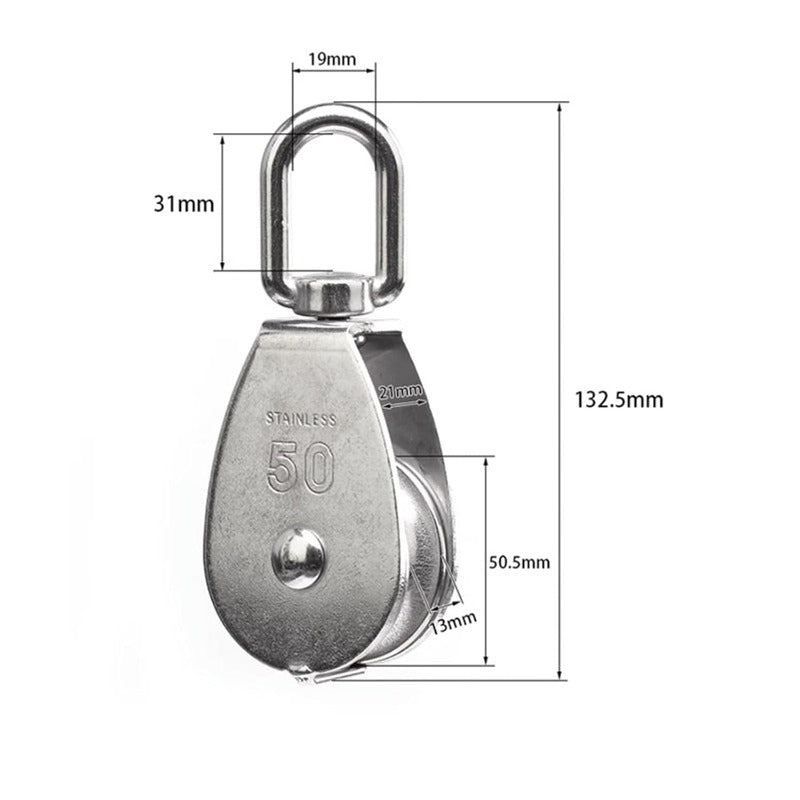 Heavy Duty Steel Swing Pulley Block