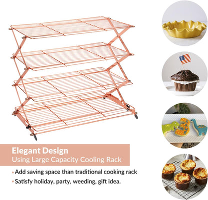 Compact Fast Cake Cooling Rack - Luxicro