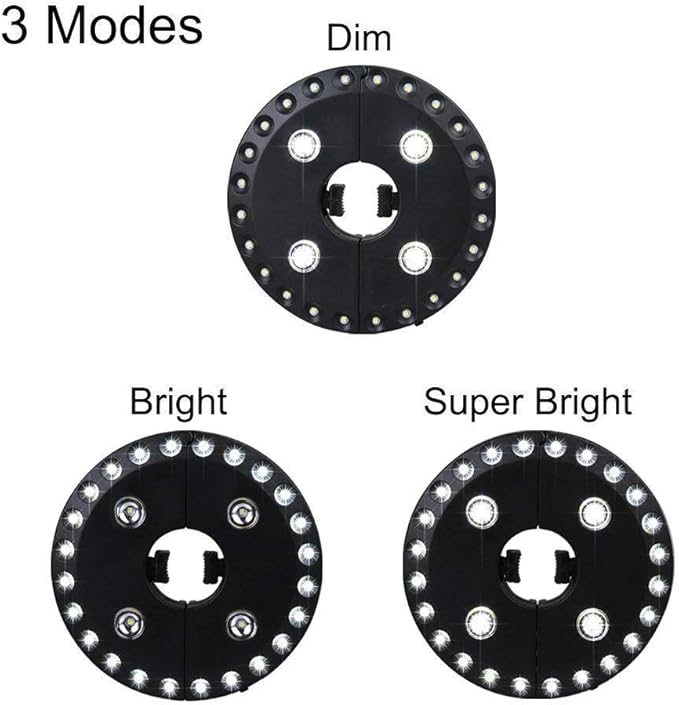 Bright Outdoor Patio Umbrella LED Light