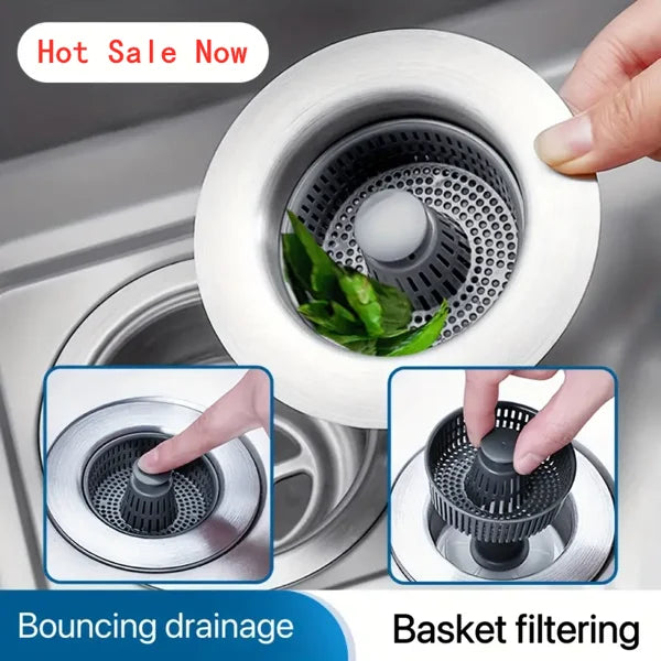 Simple Kitchen Sink Filter & Plug Set - Luxicro