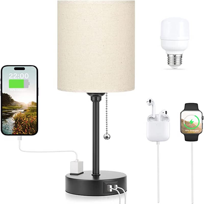 Versatile Office Lamp with USB and Color Options - Luxicro